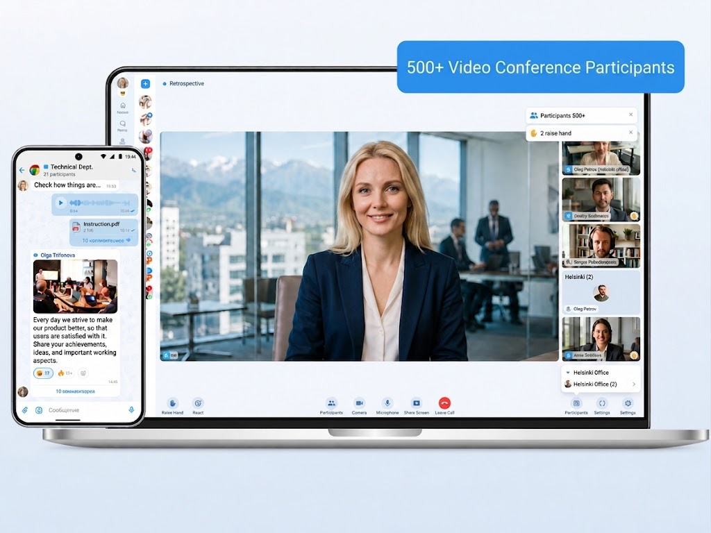 aXtura video conference and messenger